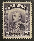 Travelstamps  1934 Sarawak Stamps Sc  115 - 5c Sir Charles V  Brooke Mint Mogh