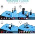 Travel Adapter Converter International Wall Charger Ac Usb Power Plug Universal 
