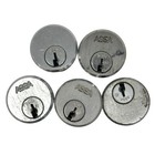 Assa Abloy 11m9 Door Mortise Cylinder Lock Keyway Silver  5 Pcs