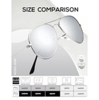Aviator Sunglasses Polarized Uv Protection Men Women Driving Fishing Glasses