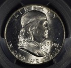 1950 Franklin Half Dollar  pcgs Ms64 Fbl 