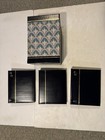 Robinson Leather Bound Photo Albums Set Of 3 With Storage Box