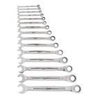 Milwaukee 48-22-9416 15pc Ratcheting Combo Wrench Set Sae  auth Usa Dealer  