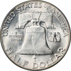 1961 Franklin Silver Half Dollar - Pcgs Ms 65 Fbl