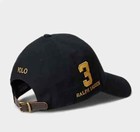 Polo Ralph Lauren Lunar New Year Twill Ball Cap Triple Pony  3 Black Gold Nwt