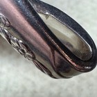 Vintage Sterling Silver Spoon Handle Floral Repousse Pendant 16 96g