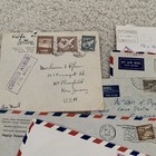 Large Lot Of 1940-50   s Stamps Air Mail Envelopes Mostly Central America Panama 