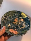 Great Vintage Hawaii Decorative Plate Tiki  Surfer Hula Girl Pottery Majolica