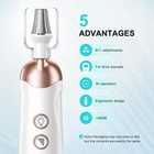 Professional Manicure Pedicure Kit  5 In 1 Electric Nail File Set Toenail Gri   