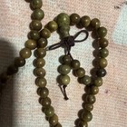 A  green Sandalwood 108 8mm Buddhist Prayer Bead Mala Bracelet necklace---32 