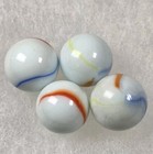 Small Collection Of 17  Vtg Marbles Various Styles Sold As A Lot 