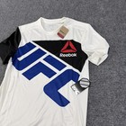Ufc Shirt Mens Small White Reebok X Athlete Jersey Combat Mma T-shirt Training