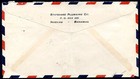 British Bahamas To Canada Air Mail Cover 1946  bended In The Middle 