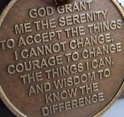 Alcoholics Anonymous Aa 8 Year Bronze Keychain Medallion Token Coin Chip Sober
