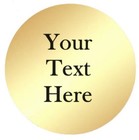 30 Gold Foil Custom Personalized Envelope Seals Labels Stickers Favors 1 5 