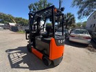 2020 Toyota 8fbcu30 Electric Forklift 6kpounds  3 571hours  Chargerincluded 