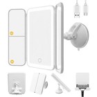 Led Shower Mirror With Lights For Bathroom Trifold Vanity