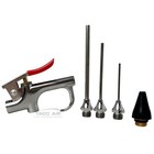 5pc Air Blow Gun Kit Air Compressor Nozzle Rubber Tip Needle Inflation Blower