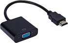 Compact Hdmi To Vga Converter - Gold-plated  Easy Install 1080p Video Transfer