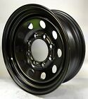 16  Inch  8 Lug  Black  Cargo  Car Hauler  Trailer Wheel  Rim  4400 Hd 16865bm