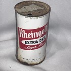 Vintage Rheingold Extra Dry Lager Beer Steel Beer Can flat Top 12oz- 2 Available