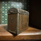Vintage Tin Ever-ready Safety Razor Blades Box Tin Advertising Metal Storage