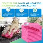 Pink Microfiber Cleaning Cloth 12 Pack  12 5 X 12 5 Inch Microfiber Towels For 
