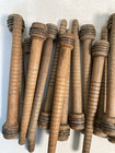 Wood Bobbins Spools Wooden Industrial Style Spindles 8  Wooden Quills Lot-30 