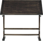 Vintage Drawing drafting Table With Pencil Ledge - 42  W X 30  D - Distressed Bl