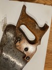Lot Of 2 Vintage Antique Metal Hand Saws Approx  26 Inches Each