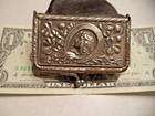 Antique Art Nouveau Coin Purse Farmers   Merchants Nat  Bank Of Minnesota  Minn 