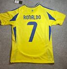Ronaldo  7 Al Nassr Soccer Jersey Men   s Small Slim Fit Home Kit