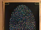 Galaxy Original Vintage Blacklight Poster Roberta Bell Psychedelic Dots Pinup 67