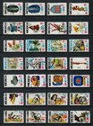  at2252  Mexico - Approx 60 Old Stamps On 2 Stockpages  Nice Range    Cancels