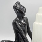 Vintage Art Deco Frankart  fish Face  Female Nude Figural Table Lamp