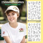 72pcs Water Soluble Stabilizer For Embroidery Stick And Stitch Flower 