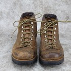 Vtg Dexter Hiking Shoes Boots Womens Size 8 5 M Brown Leather Vibram Made In Usa