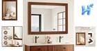 Bathroom Mirror 30x40 In Large Rectangle Wall Vanity Mounted Decor Modern Glass