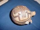 Wonderful Old Southwest Acoma Pueblo Indian Pottery Canteen
