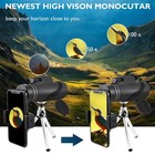 Day   Night Vision 80x100 Zoom Hd Monocular Starscope Monocular Telescope Us