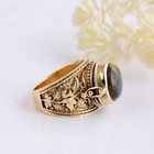 Ethnic Poison Box Ring  Handmade Ring  Pill Box Ring  Vintage Ring  Labradorite