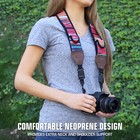 Camera Neck Strap With Accessory Storage Pockets