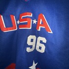Men s  96 Charlie Conway Mighty Ducks Team Usa Movie Hockey Jersey Stitched