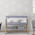 Simmons Kids  Koi Beechwood By The Bed Bassinet - Dove Gray