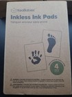 3 X Keababies Inkless Ink Pads Baby Hand   Footprint Kit 4 Pack Each Jet Black