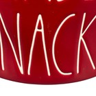 Rae Dunn By Magenta Christmas Holiday Red Reindeer Snacks Cookie Jar Canister