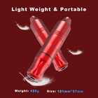 Tattoo Kit Wireless For Beginners Red Gun Machine With Power Supply Needles Ink