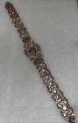 Bridal Crystal Rhinestone Wedding Belt With Rose Gold Prongs Clear Rhinestone