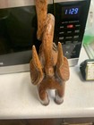 Nice Old Antique Vintage Carved Wooden Elephant  Wood Africa African Carving
