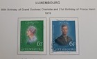 Luxembourg  - 1976 - Lot Of Stamps  On Album Page - Used   Mh